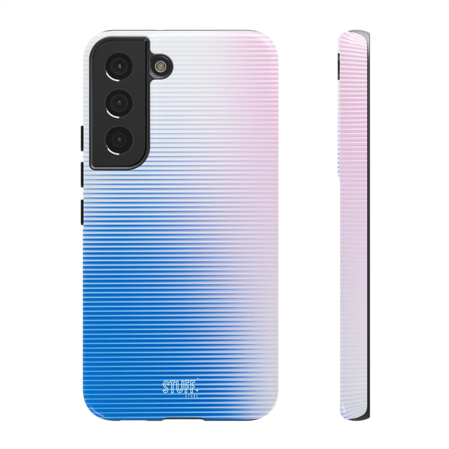 Gradient Case | Coque résistante double protection anti-choc - Dégradé Bleu & Rose