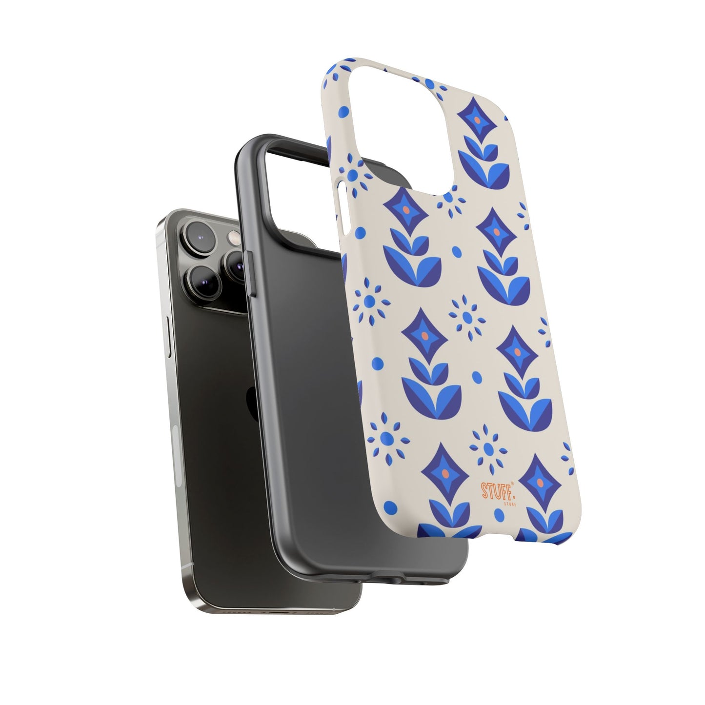 Floral Case | Coque résistante double protection avec Design Fleuri
