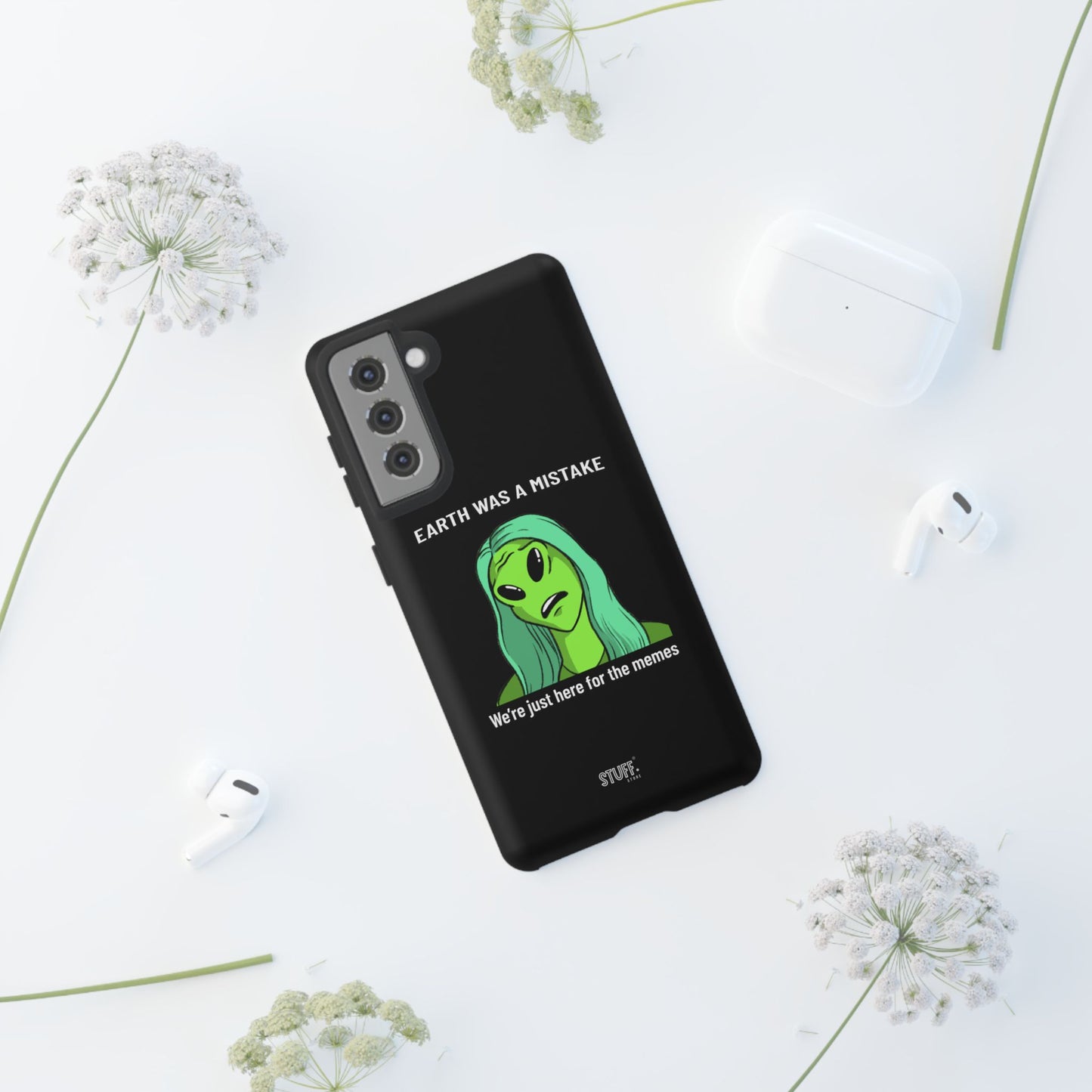 Meme Liking Alien Case | Coque résistante double protection pour les amateurs de Pop Culture