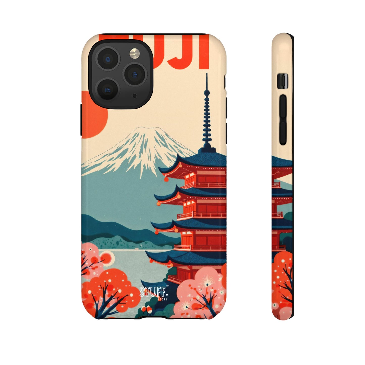 Fuji Case | Coque résistante double protection avec Design Mont Fuji