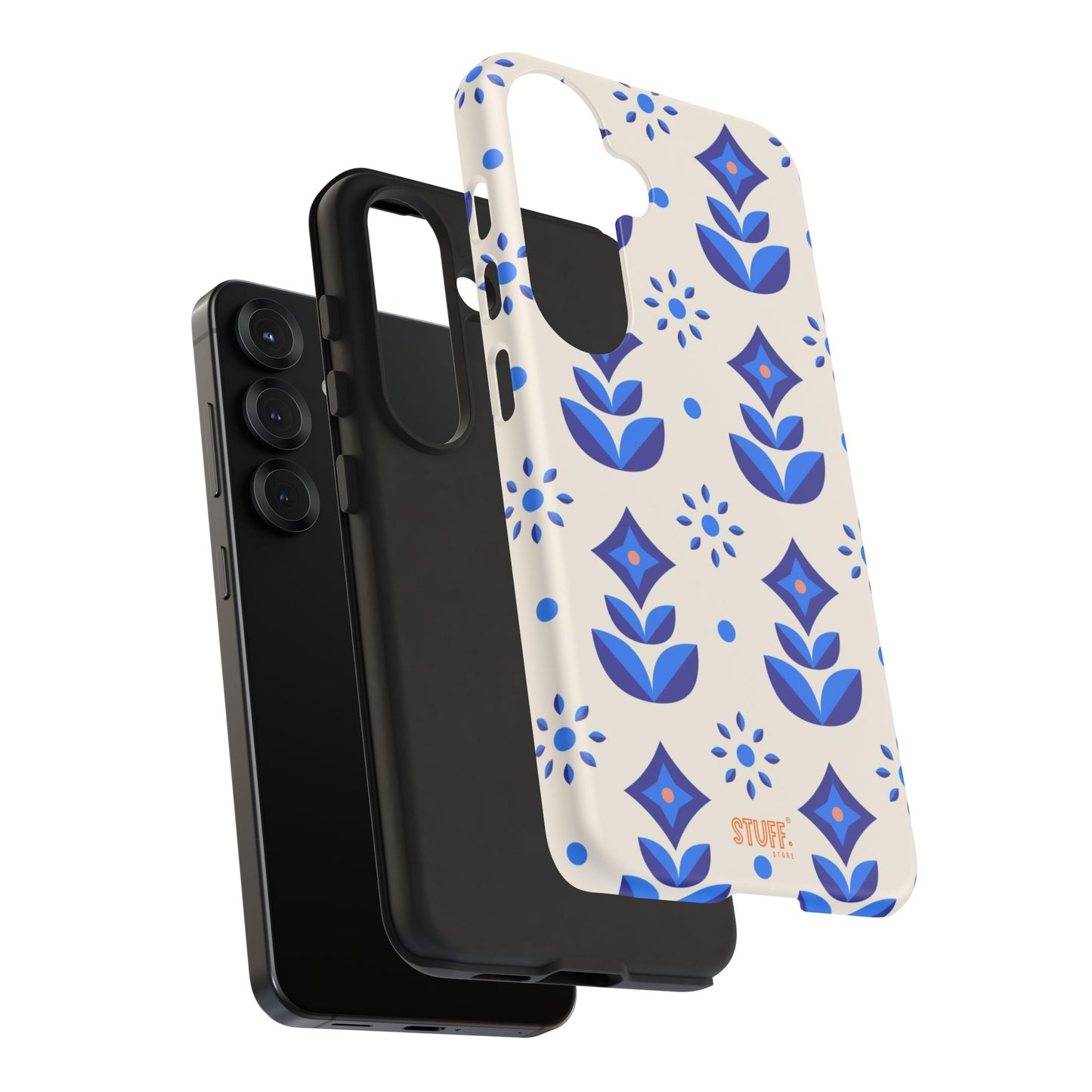 Floral Case | Coque résistante double protection avec Design Fleuri