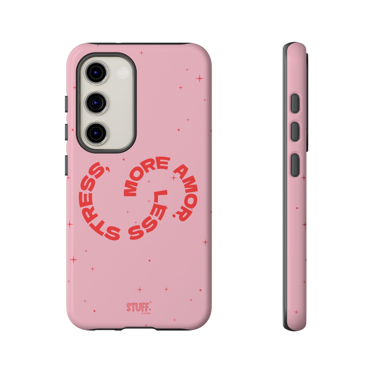 More Amor Case | Coque résistante double protection avec phrase Bienveillante