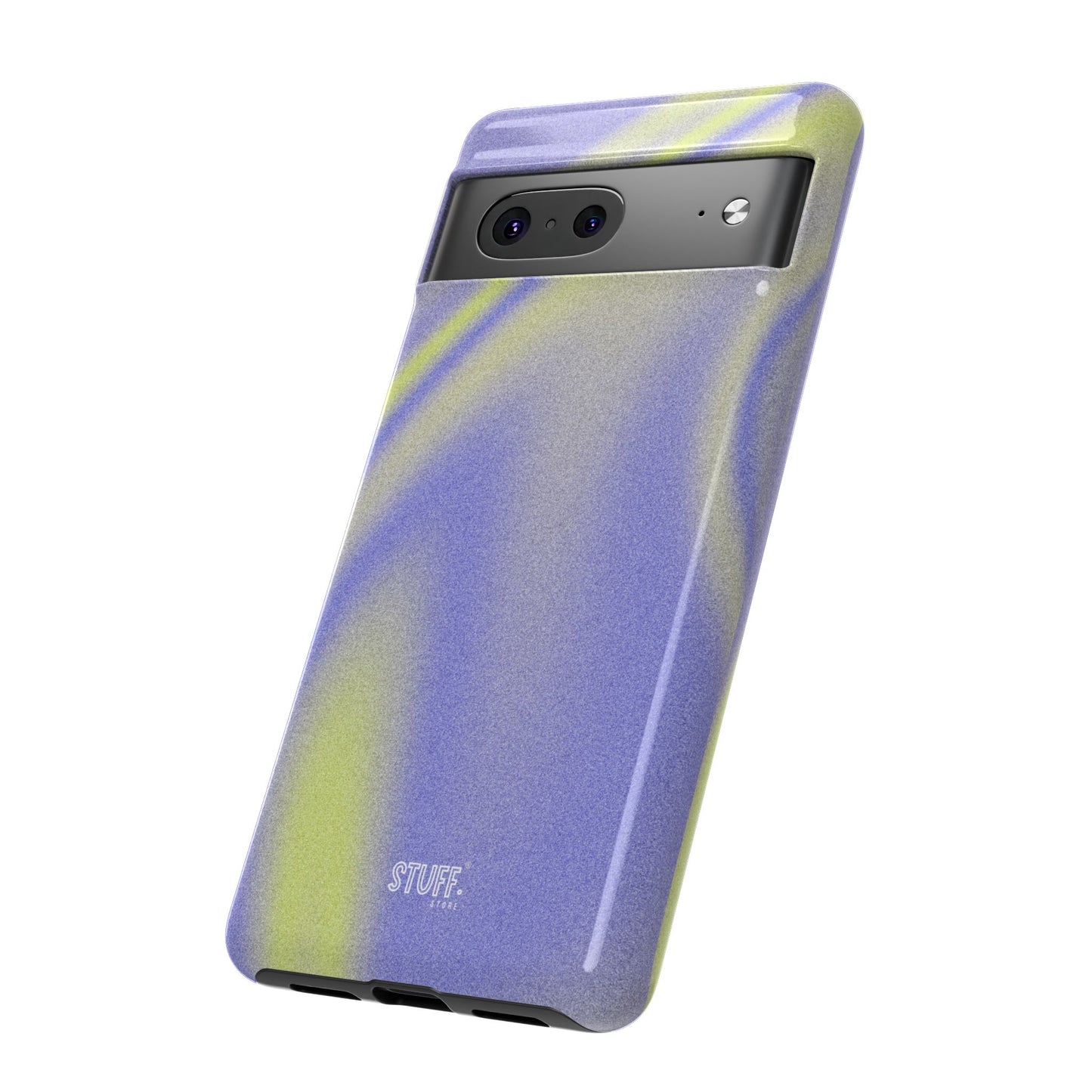 Vibrant Case | Coque résistante double protection anti-choc - Violet & Jaune