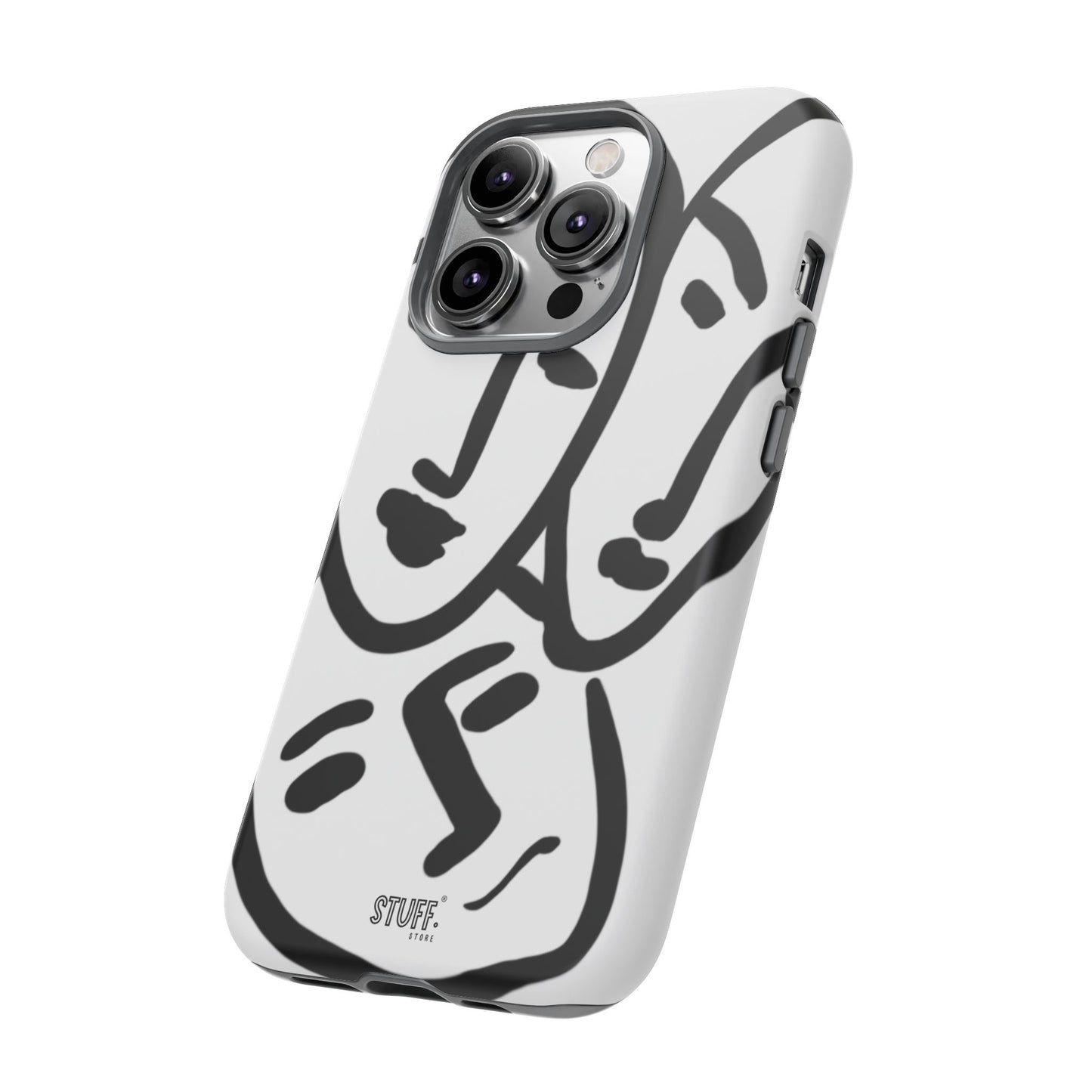 Les Trois Visages | Coque résistante double protection — inspiration Matisse