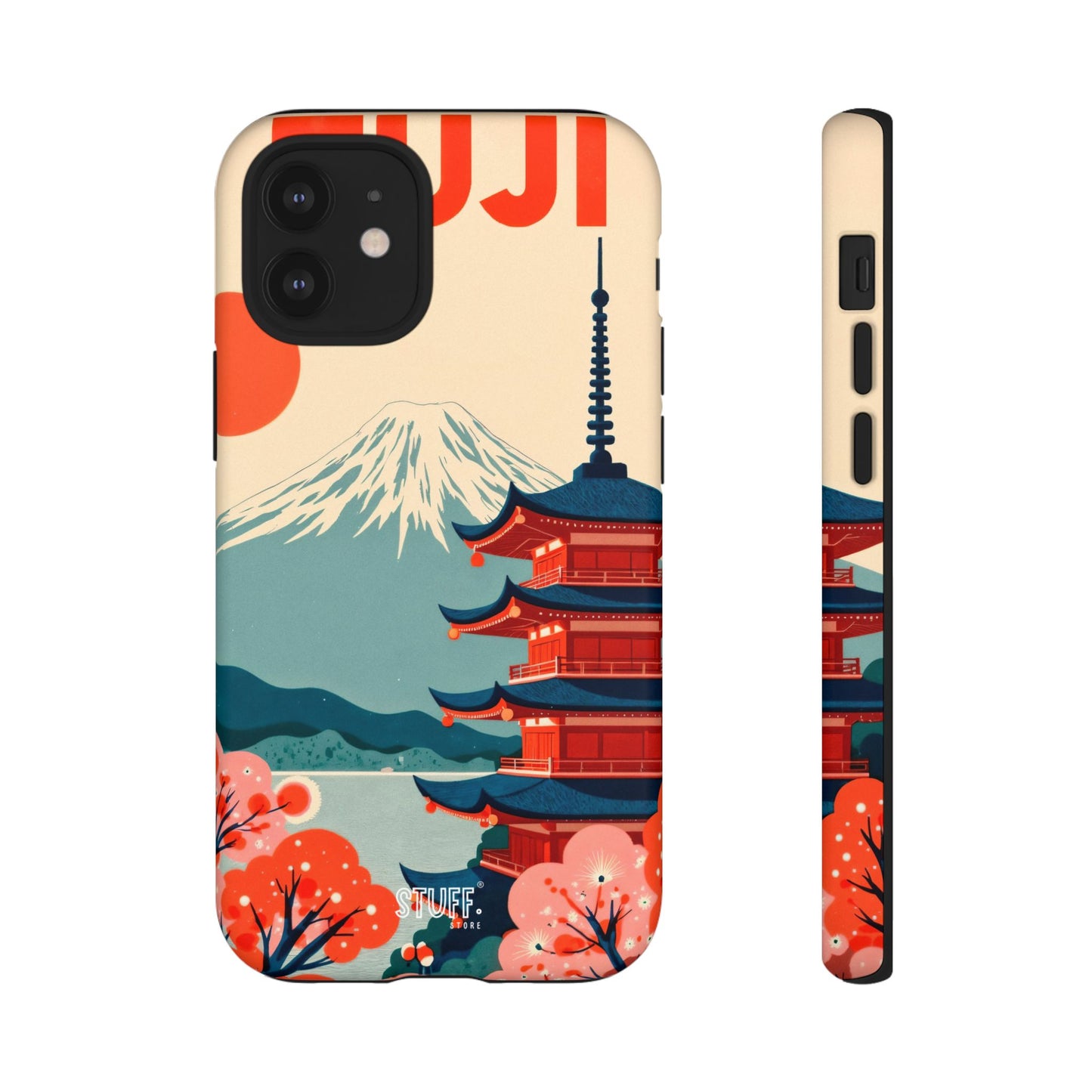 Fuji Case | Coque résistante double protection avec Design Mont Fuji