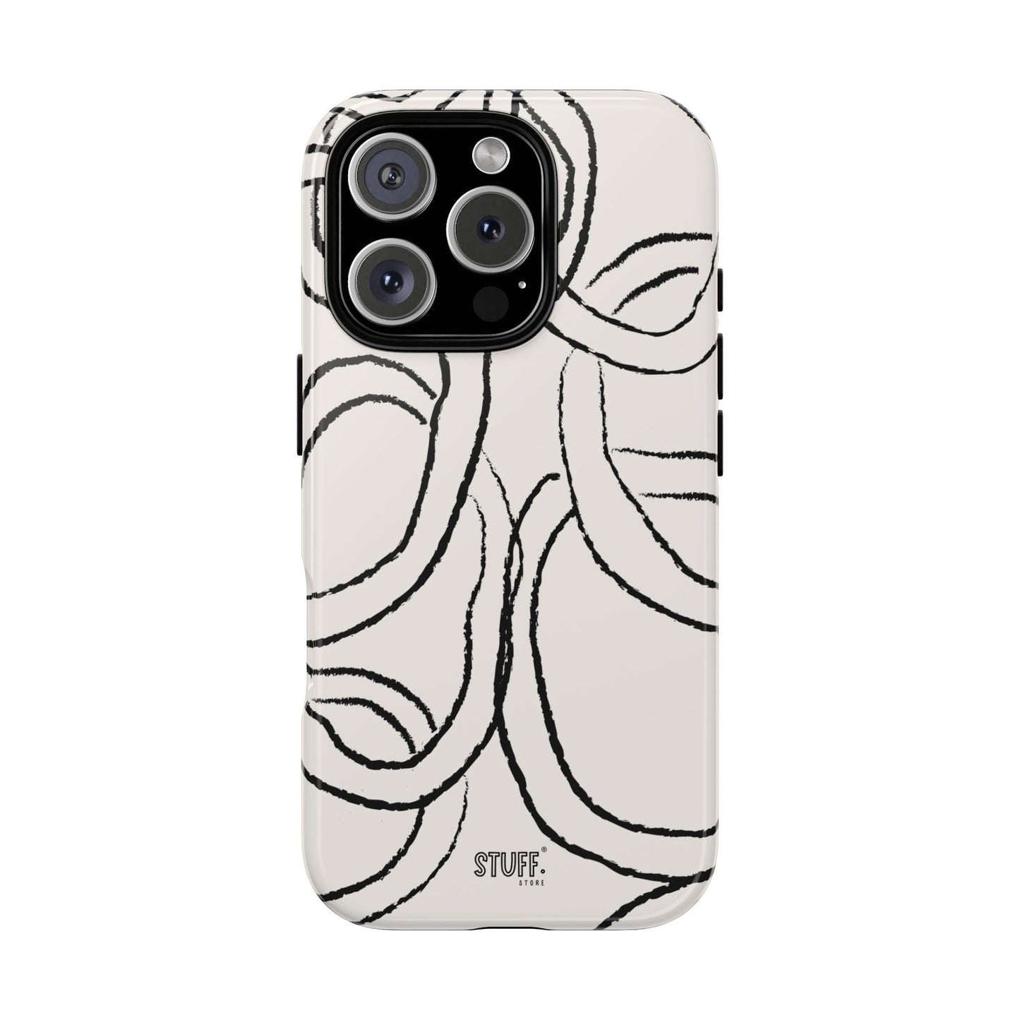 Doodly Case | Coque résistante double protection avec Design Gribouillis Minimaliste