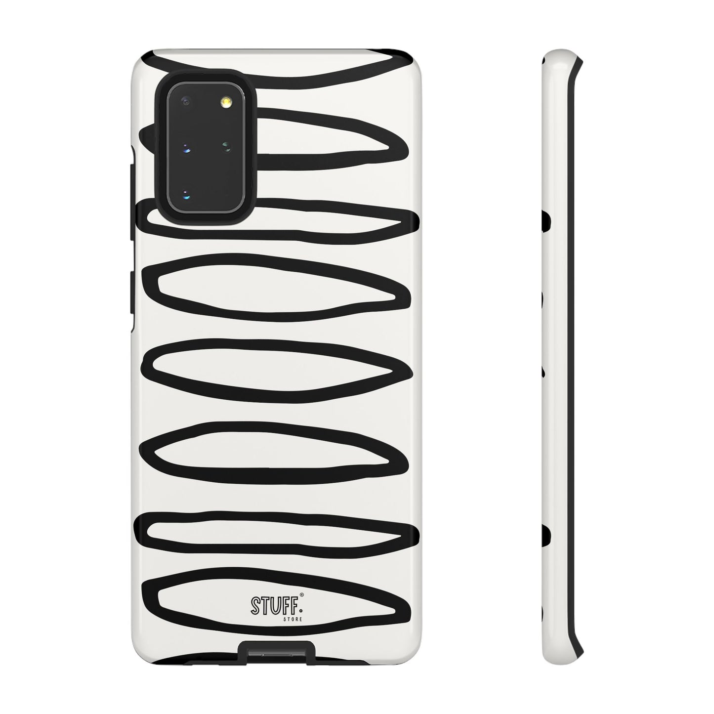 Loopy Case | Coque résistante double protection - Motif cercles abstraits