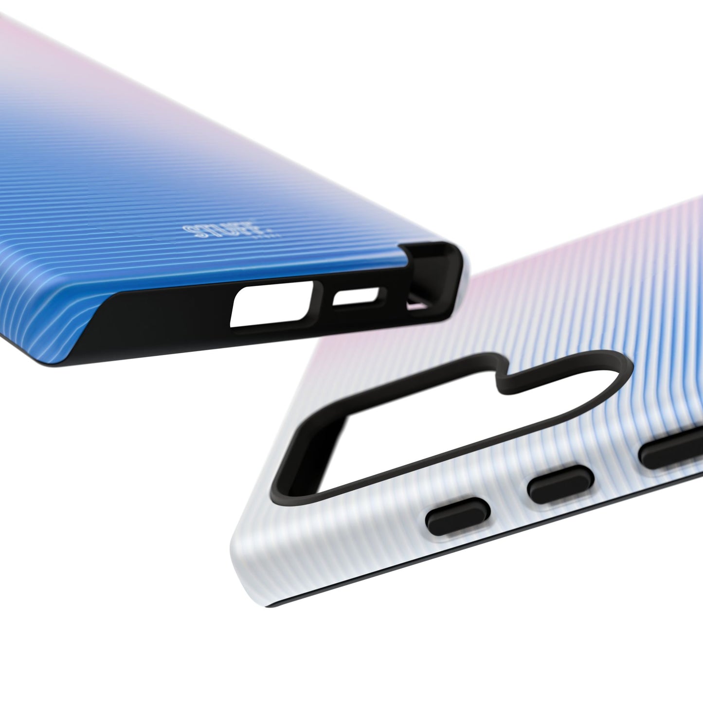 Gradient Case | Coque résistante double protection anti-choc - Dégradé Bleu & Rose