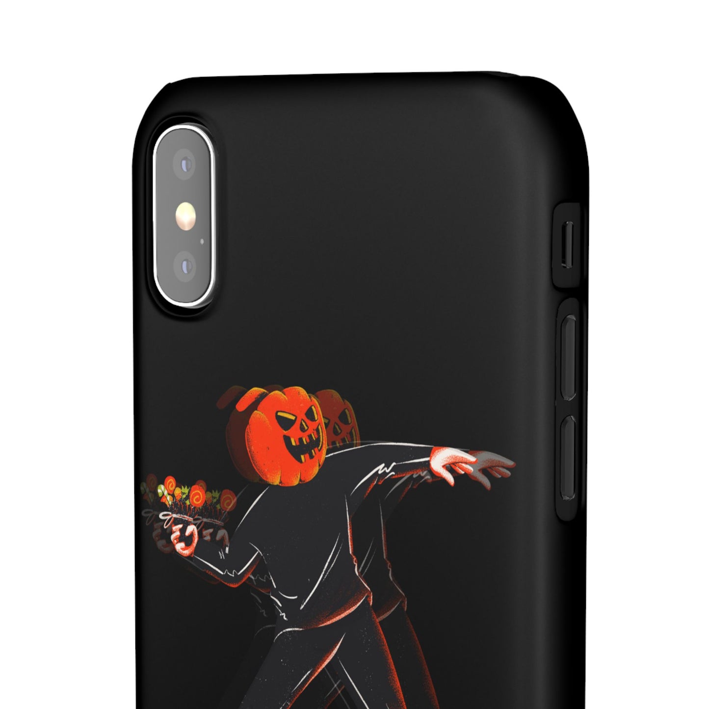 Pumpksy | Coque snap légère et résistante inspiration Banksy – Noir