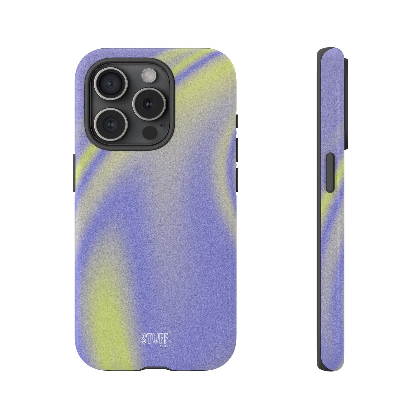 Vibrant Case | Coque résistante double protection anti-choc - Violet & Jaune