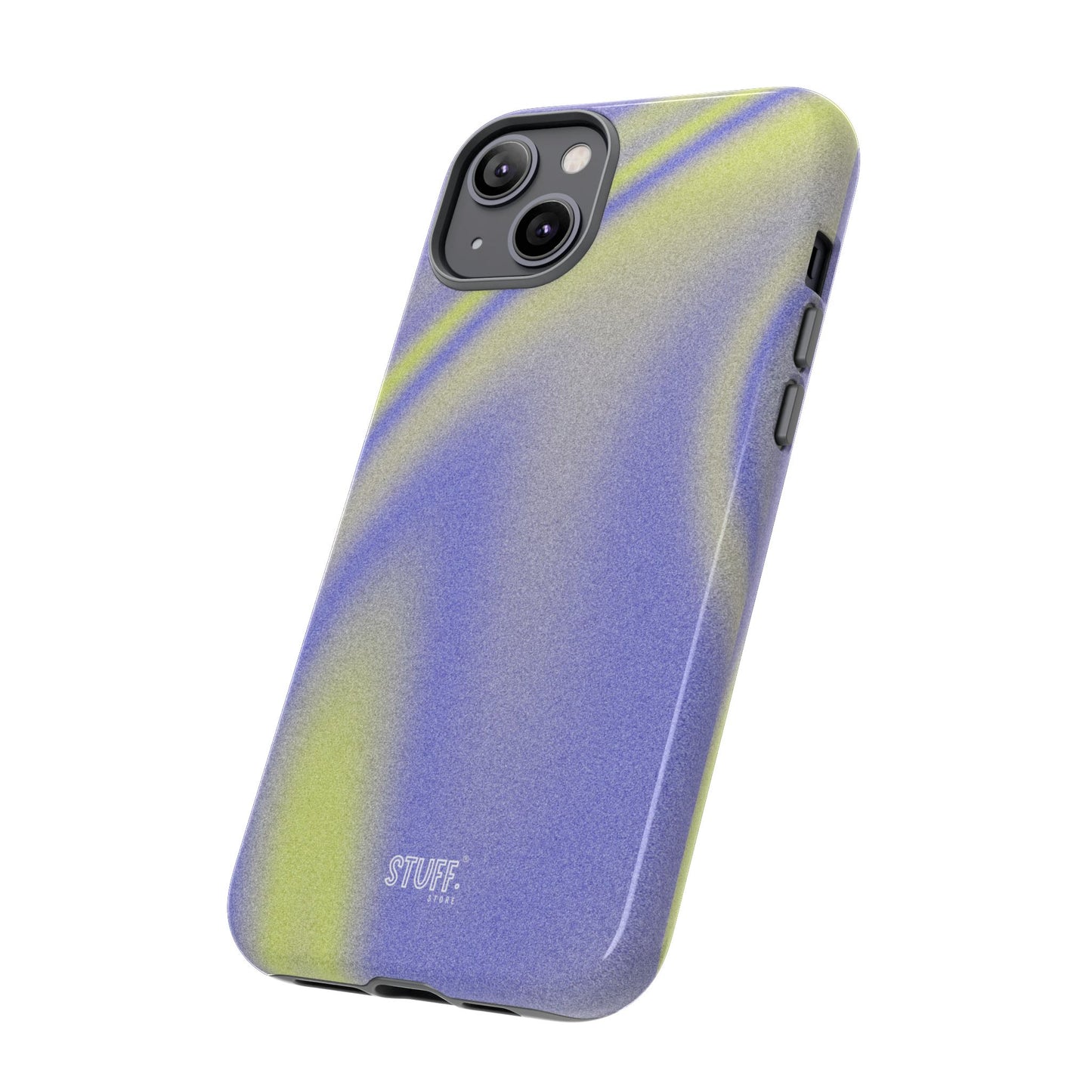 Vibrant Case | Coque résistante double protection anti-choc - Violet & Jaune