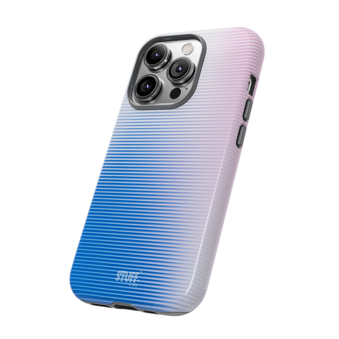 Gradient Case | Coque résistante double protection anti-choc - Dégradé Bleu & Rose