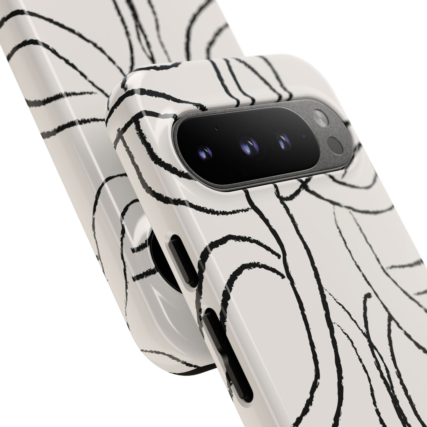 Doodly Case | Coque résistante double protection avec Design Gribouillis Minimaliste