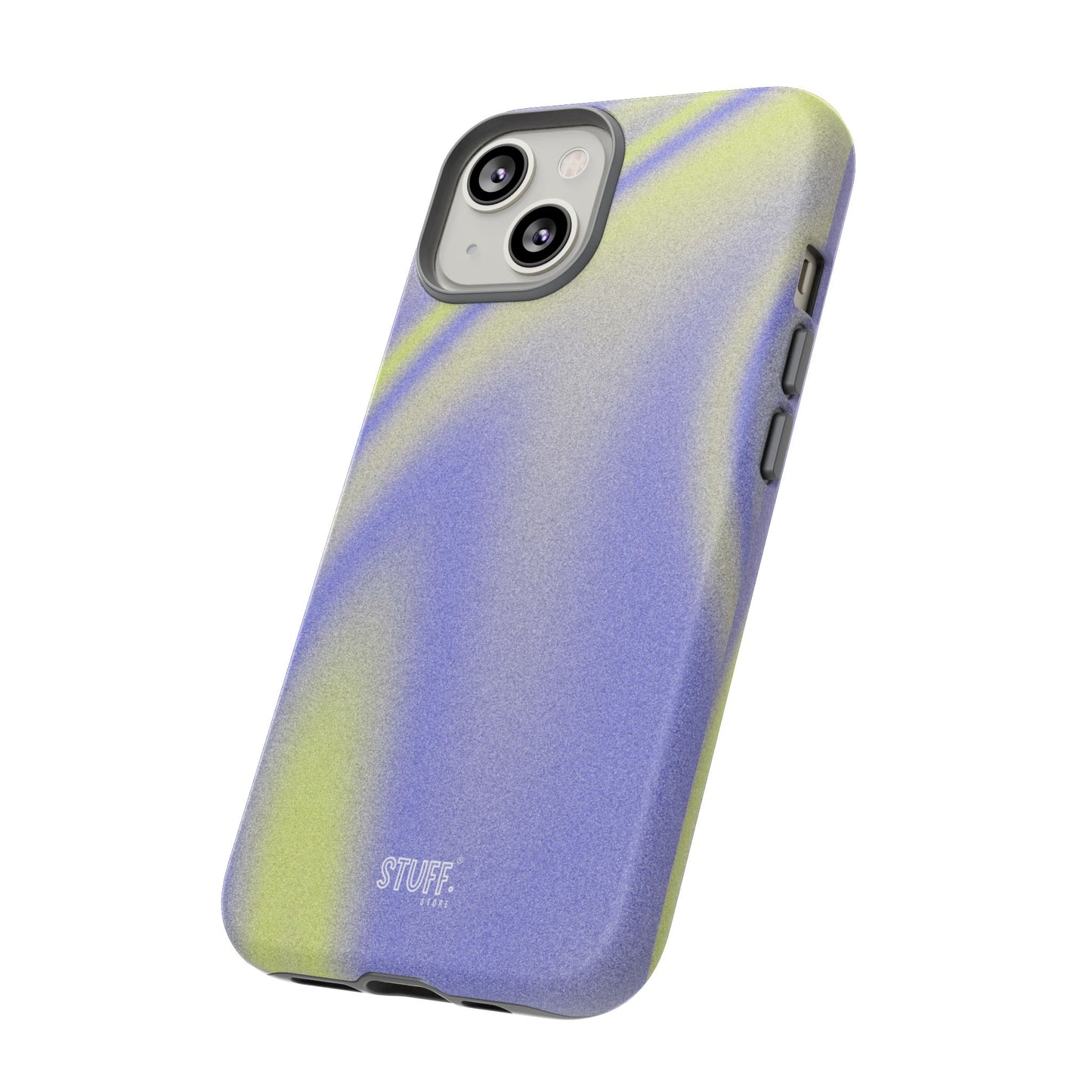 Vibrant Case | Coque résistante double protection anti-choc - Violet & Jaune