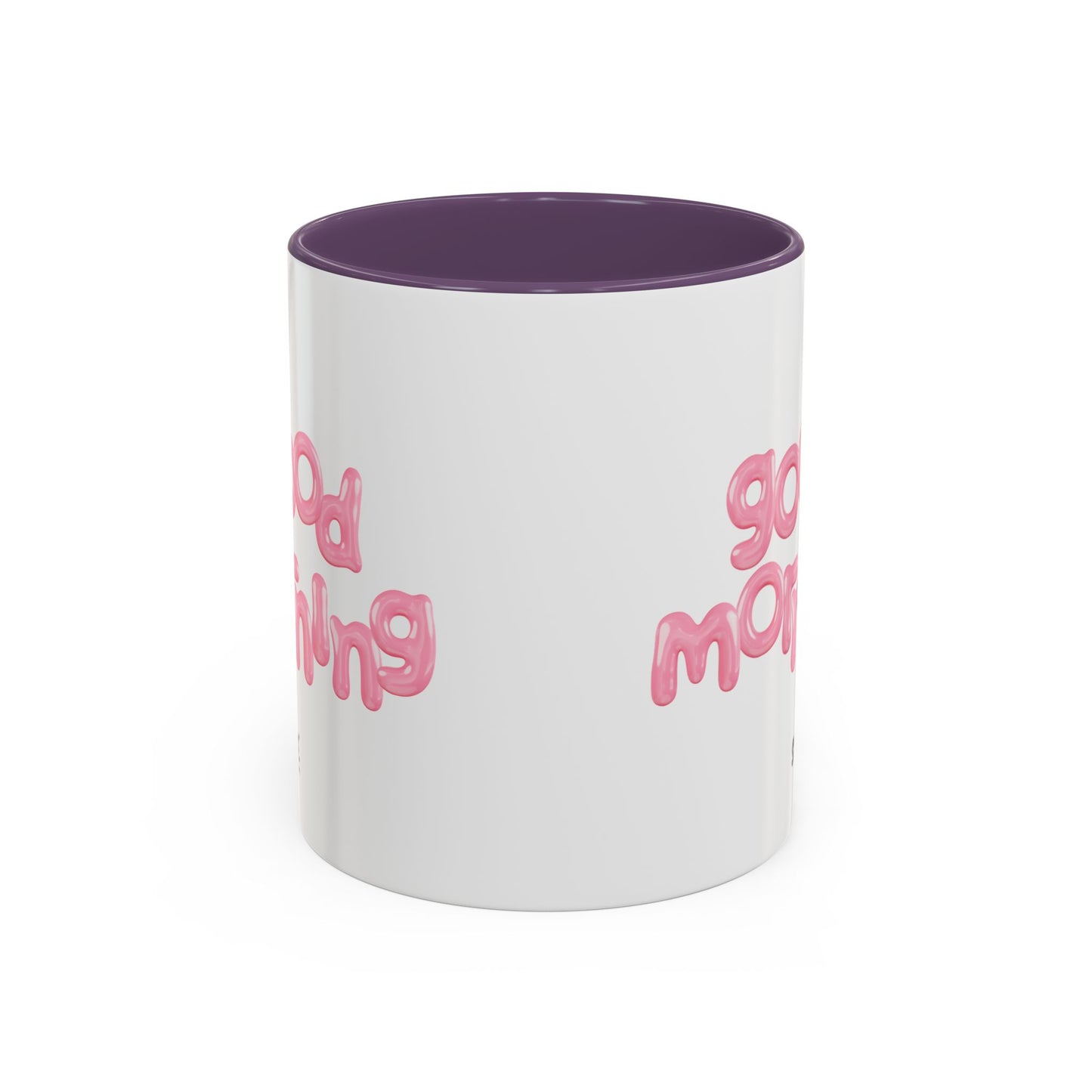 Balloon Cup | Two-tone ceramic mug with "balloon" lettering - 330ml