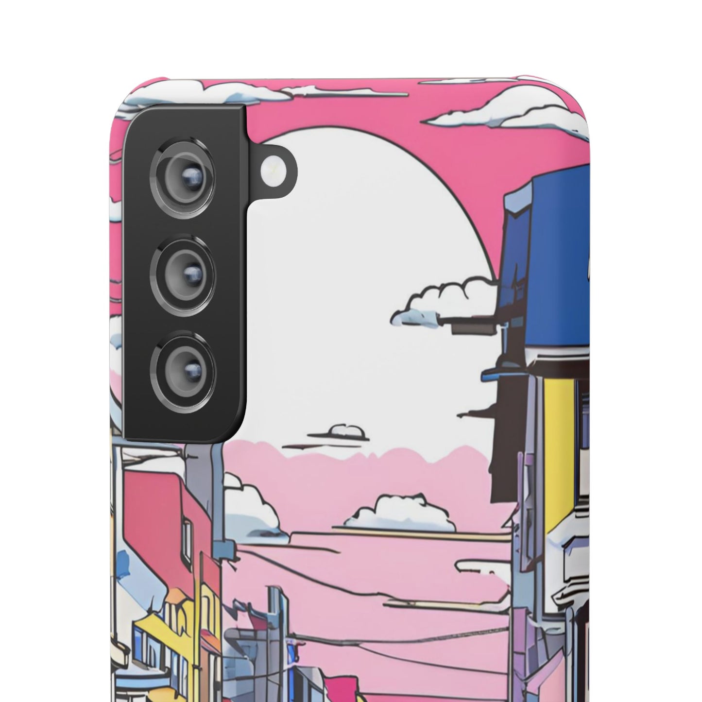 Pop Art Sunset | Coque snap légère et résistante inspiration Lichtenstein