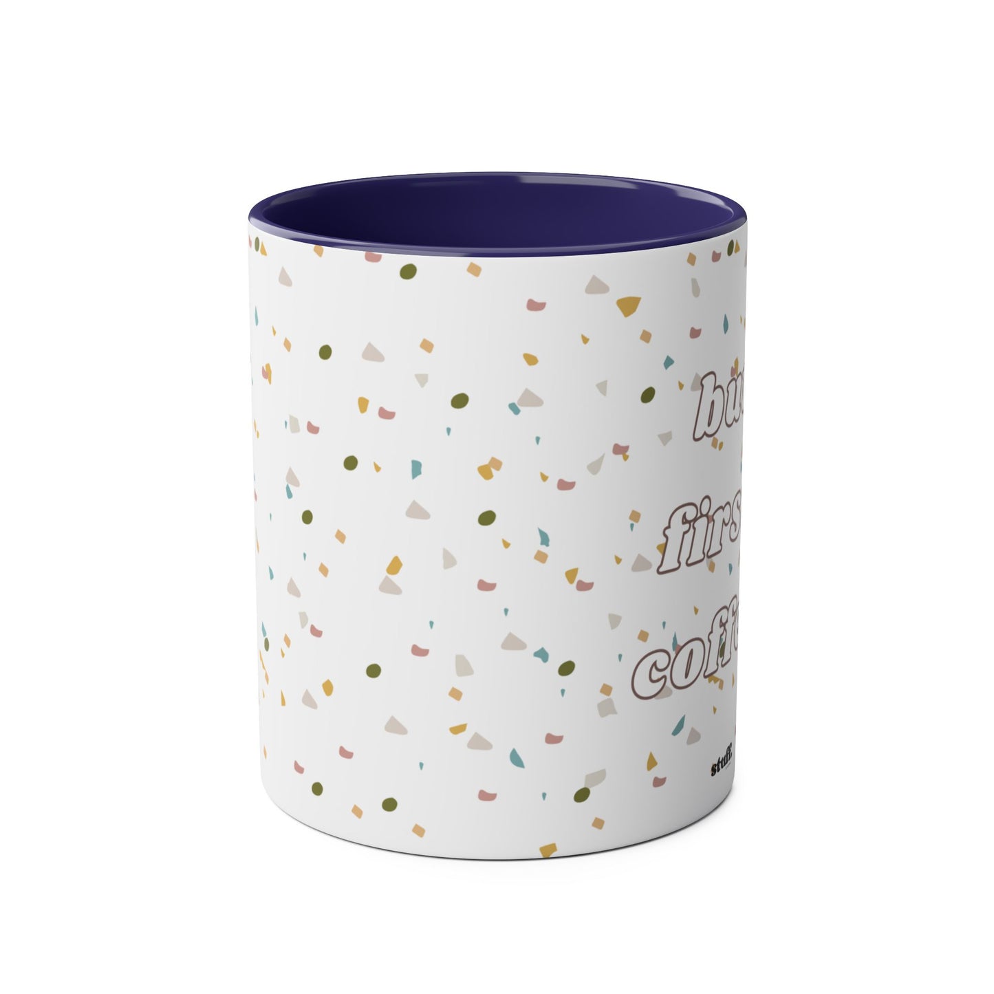 but first, coffee two-tone coffee mug