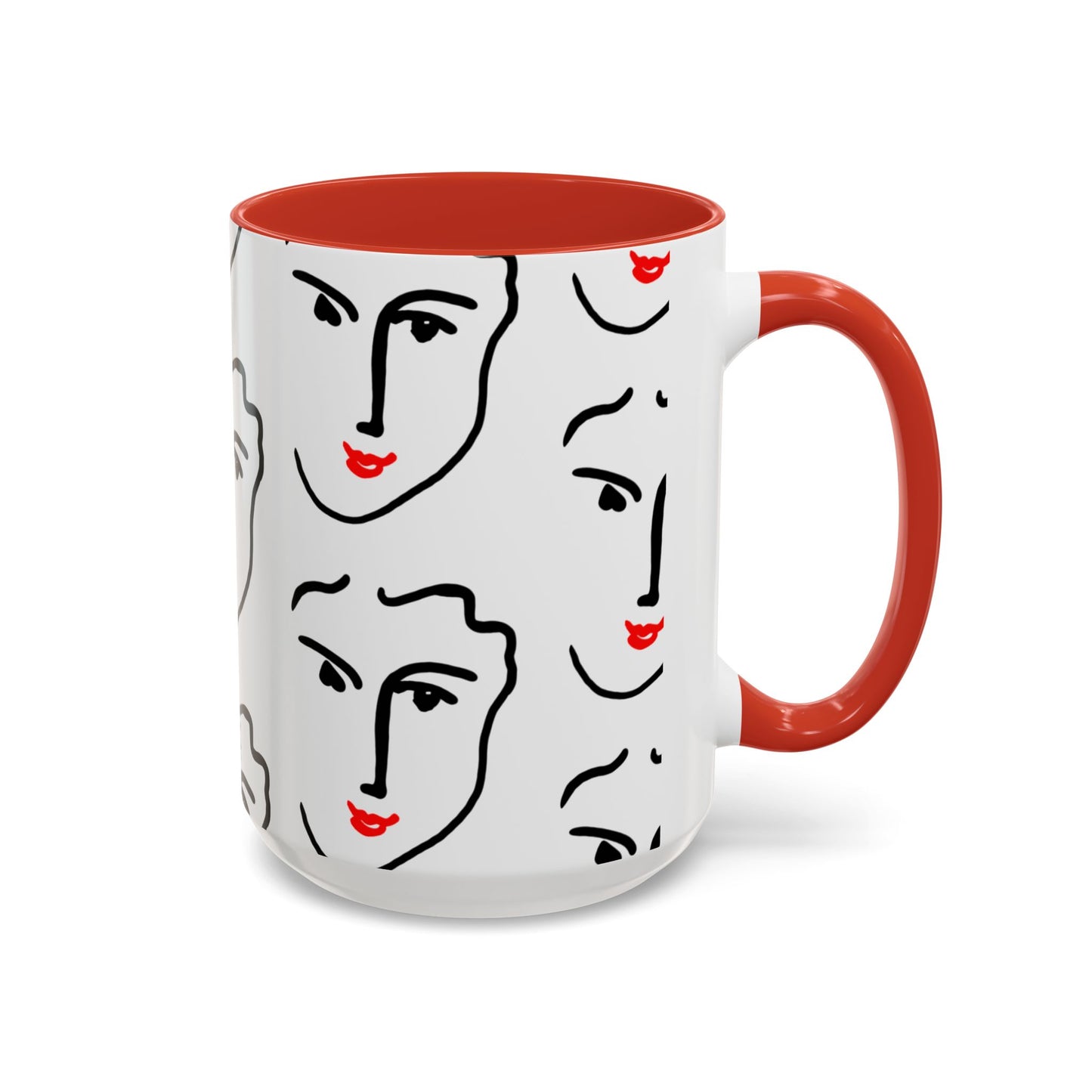 Nadia Cup | Matisse-inspired two-tone mug - 330ml
