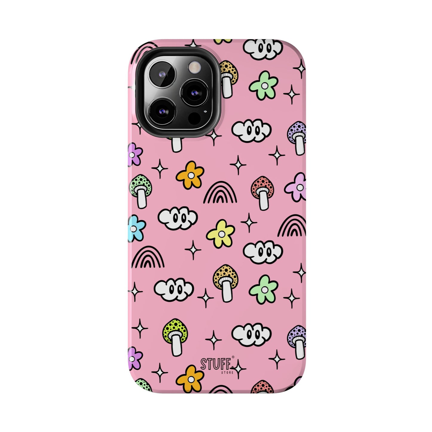 Pixie Case | Coque résistante double protection | Pixie Collection - Pink Matte Effect