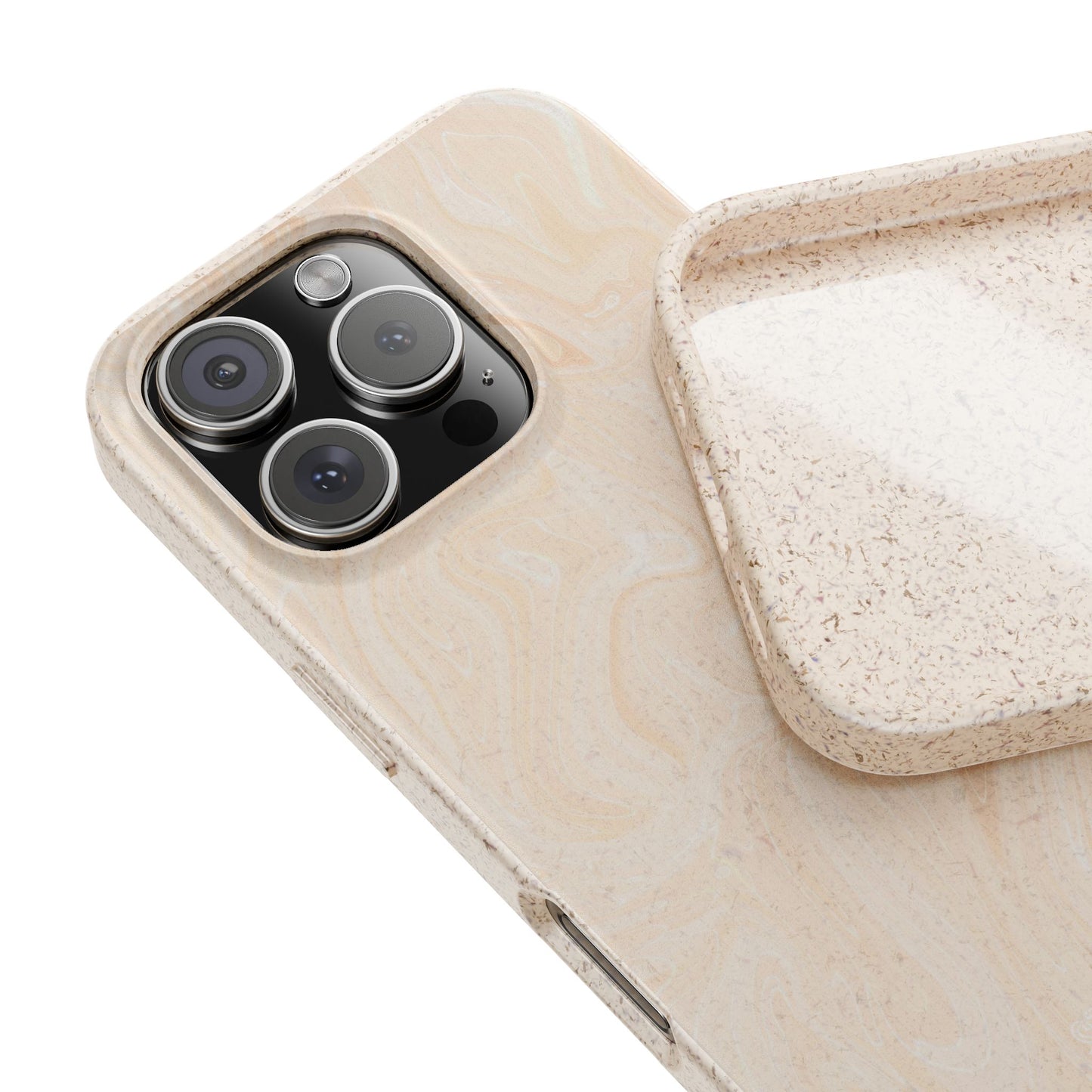 Liquid Marble Case | Coque Eco-Friendly en Bambou et Bioplastique Effet Marbré - Disponible avec Emballage Cadeau