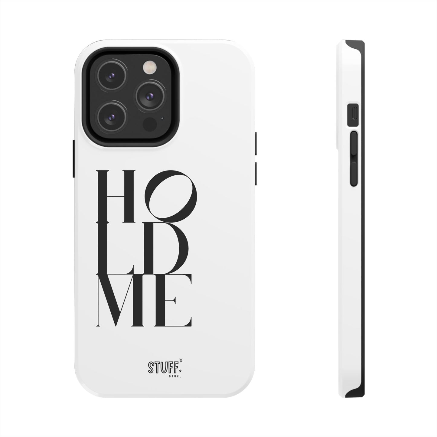 Hold Me | Coque résistante et durable avec Design épuré Monochrome