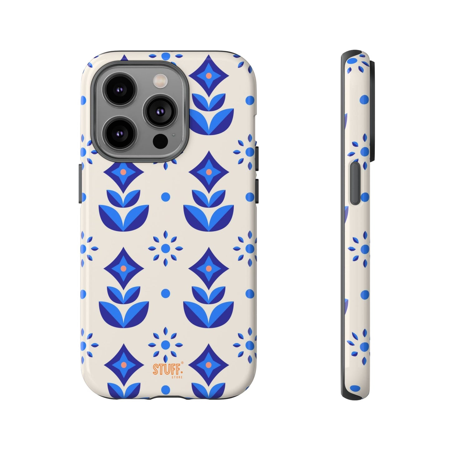 Floral Case | Coque résistante double protection avec Design Fleuri