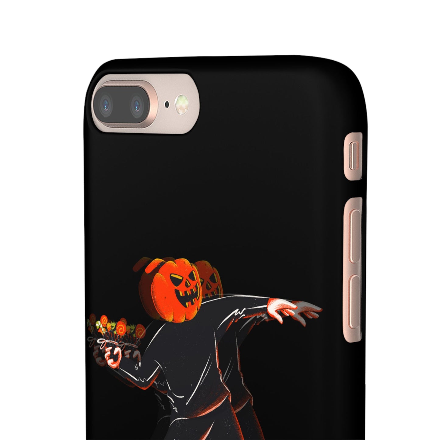 Pumpksy | Coque snap légère et résistante inspiration Banksy – Noir