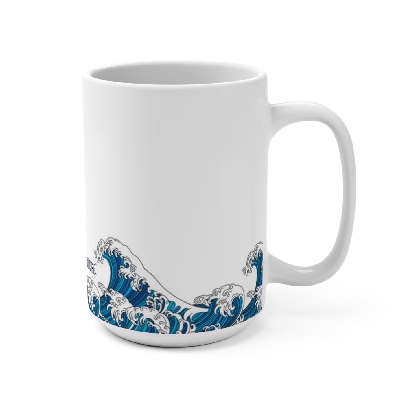 The Wave Cup | Ceramic mug 440ml - Hokusai inspiration