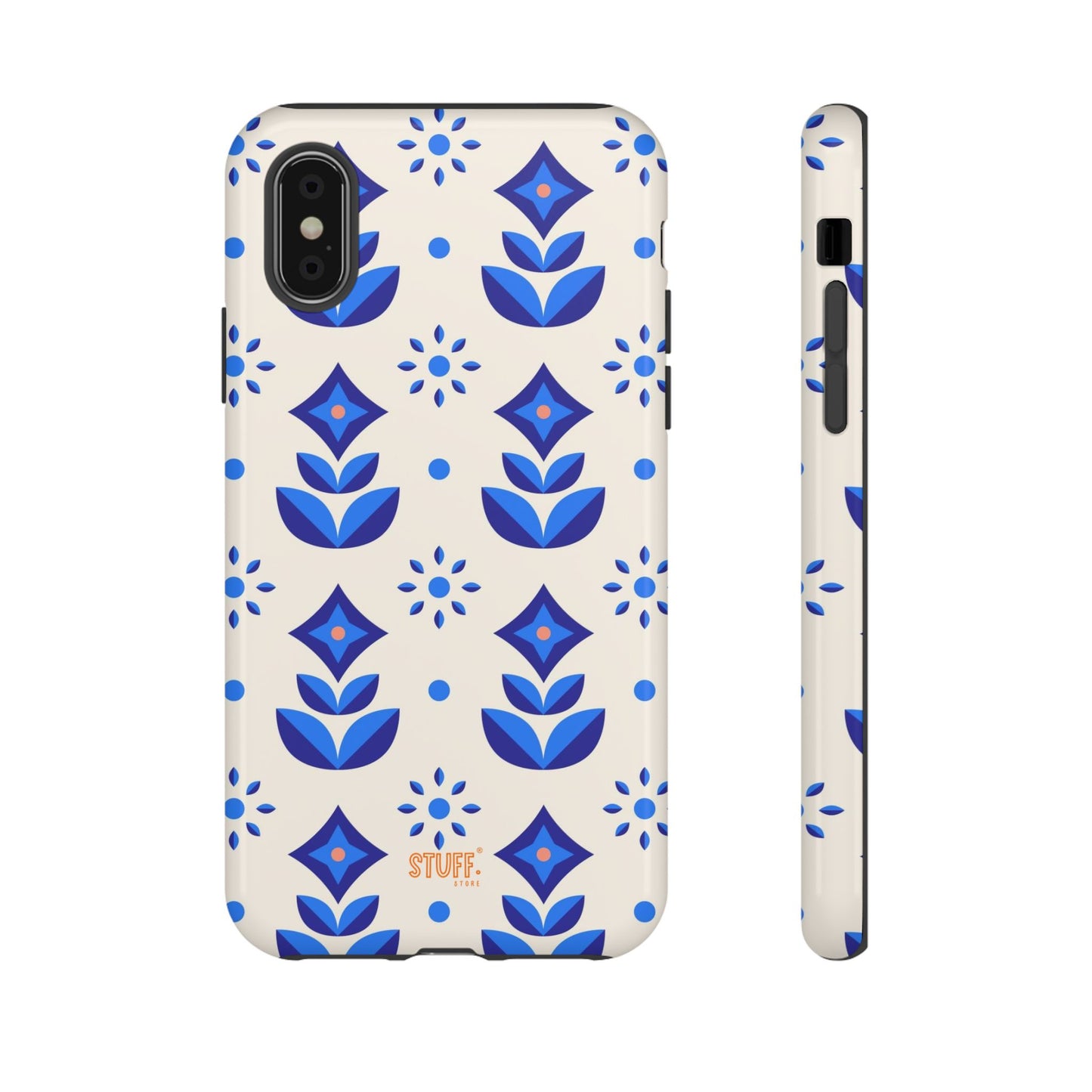 Floral Case | Coque résistante double protection avec Design Fleuri
