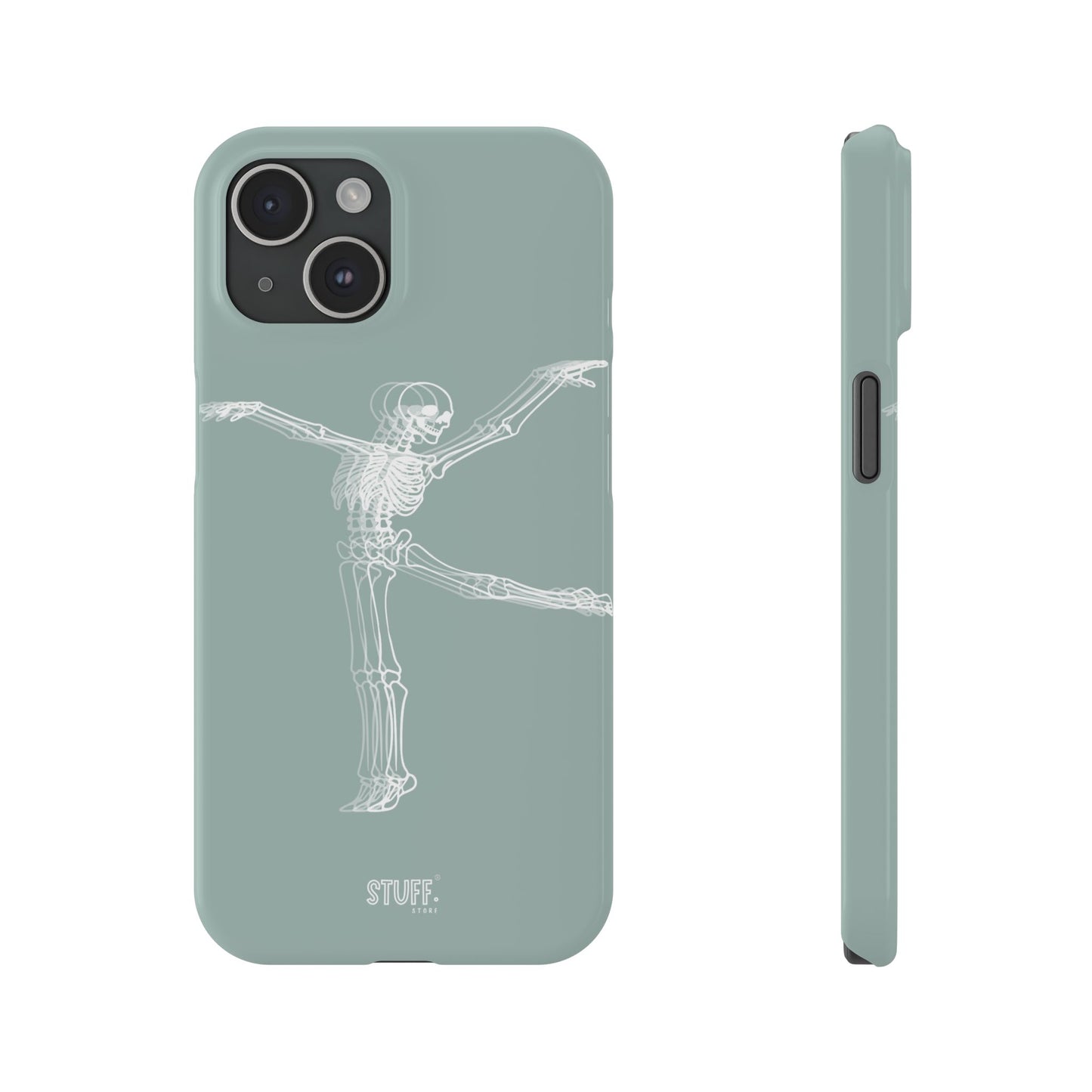Bone-a-Rina | Coque slim durable et anti-chocs avec Design de Squelette Ballerine