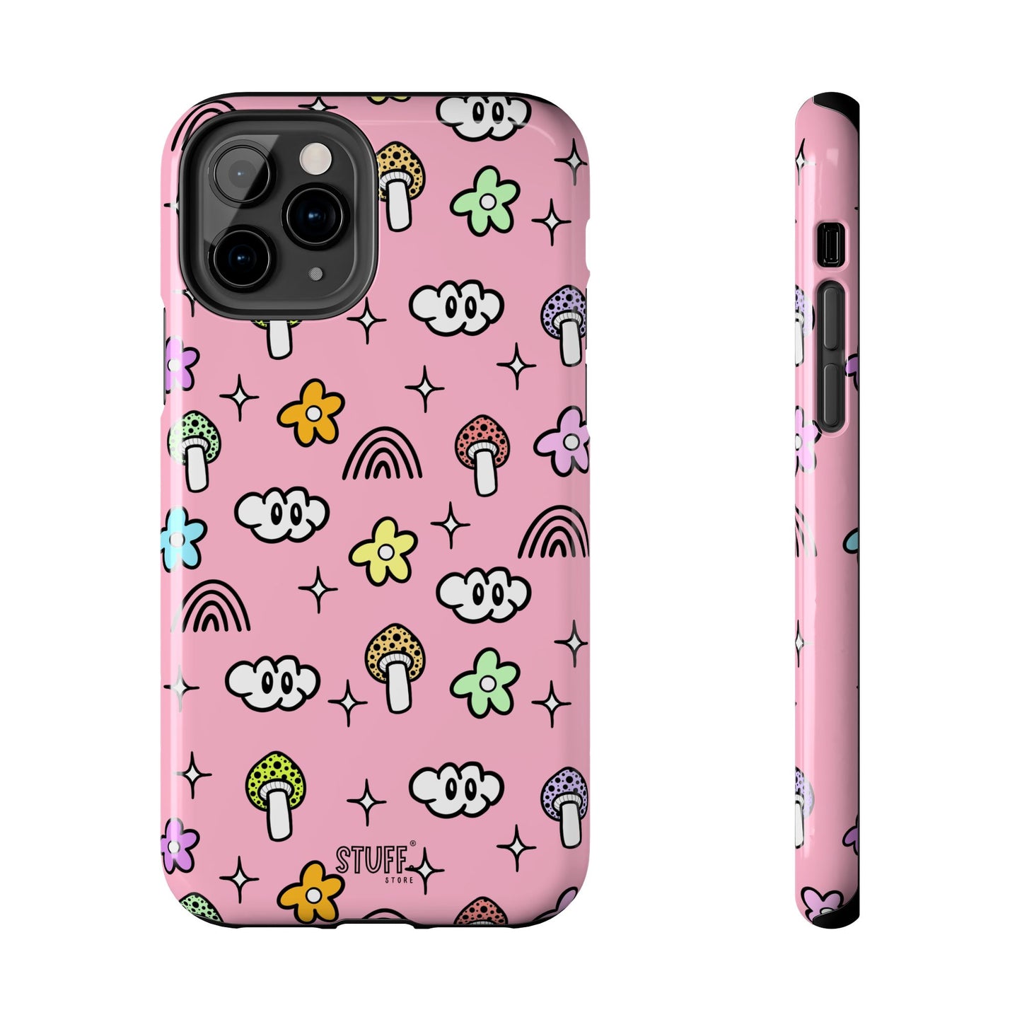 Pixie Case | Coque résistante double protection | Pixie Collection - Pink Matte Effect