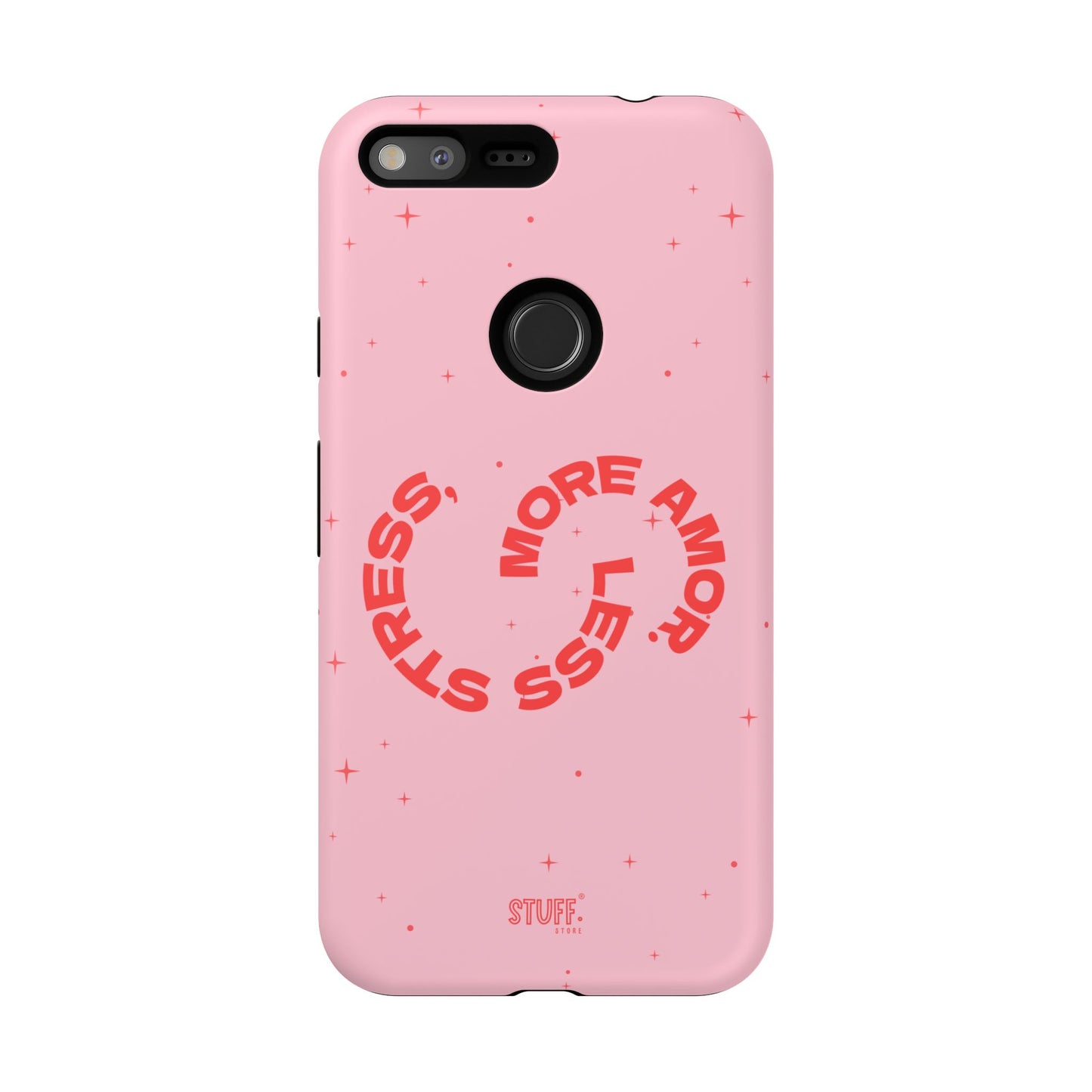 More Amor Case | Coque résistante double protection avec phrase Bienveillante