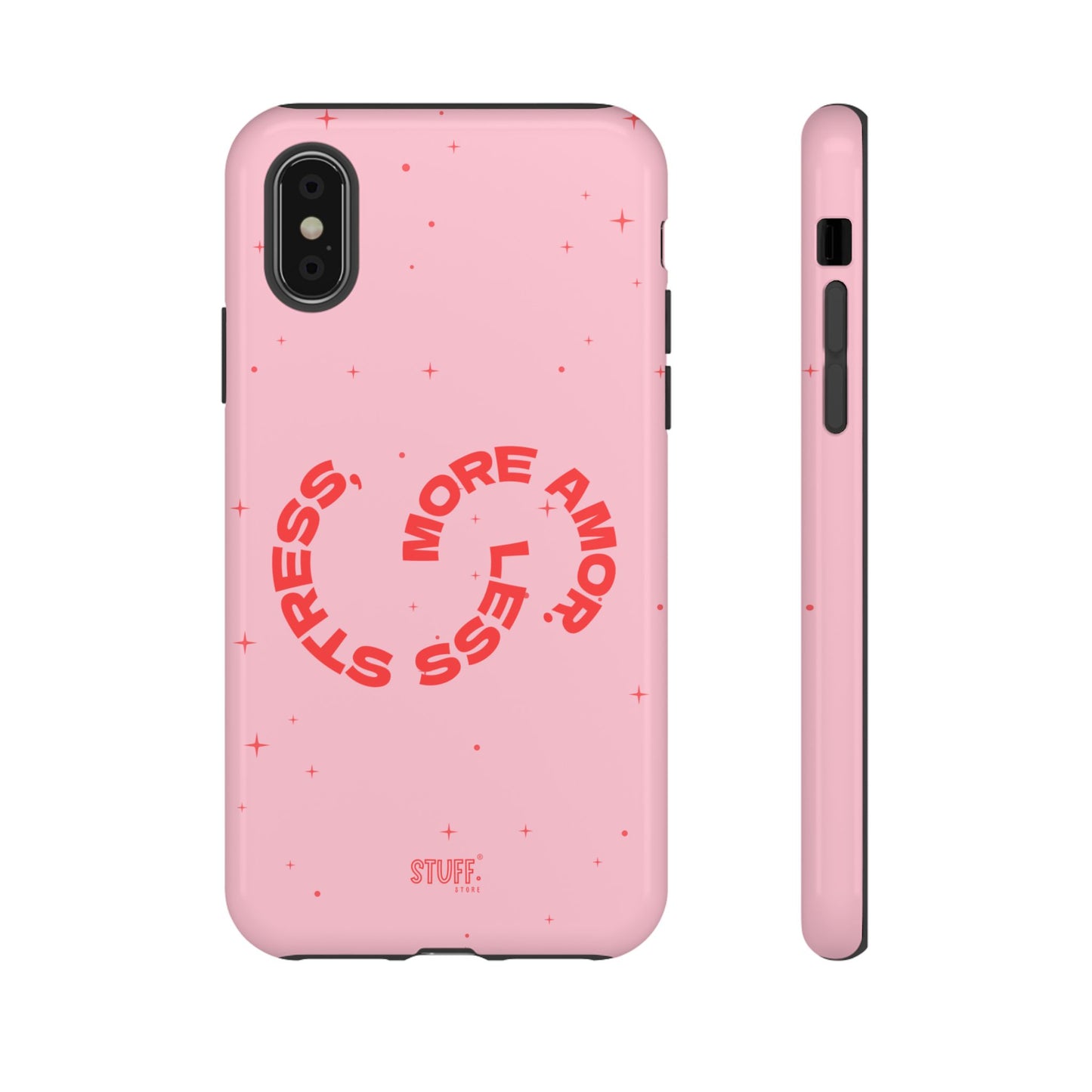 More Amor Case | Coque résistante double protection avec phrase Bienveillante