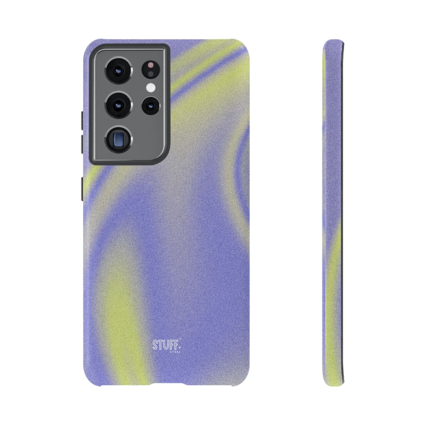 Vibrant Case | Coque résistante double protection anti-choc - Violet & Jaune