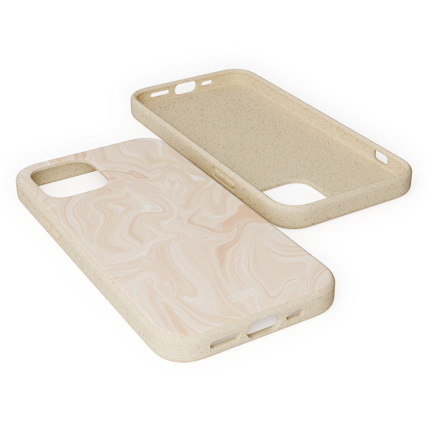 Liquid Marble Case | Coque Eco-Friendly en Bambou et Bioplastique Effet Marbré - Disponible avec Emballage Cadeau