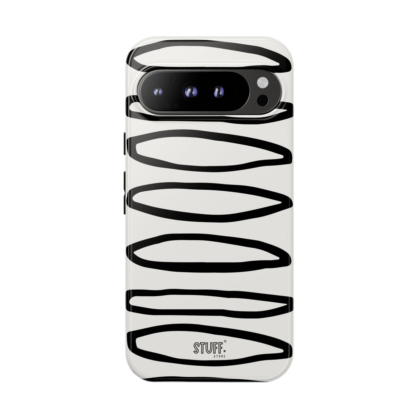 Loopy Case | Coque résistante double protection - Motif cercles abstraits