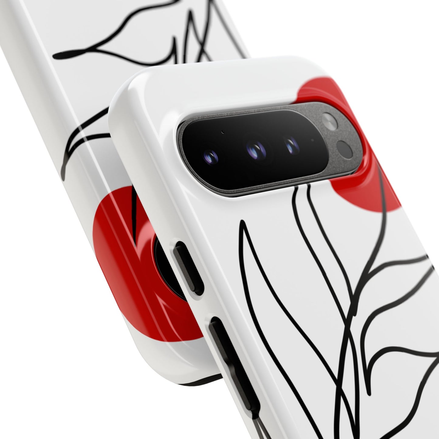 Red Sun Case | Coque résistante double protection avec Design Minimaliste