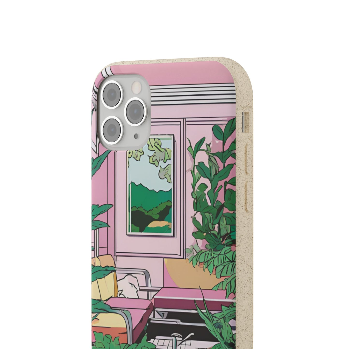 Plant Pop Case | Coque biodégradable en bambou et bioplastique avec design coloré | Parfait pour les amoureux des plantes - Avec emballage cadeau