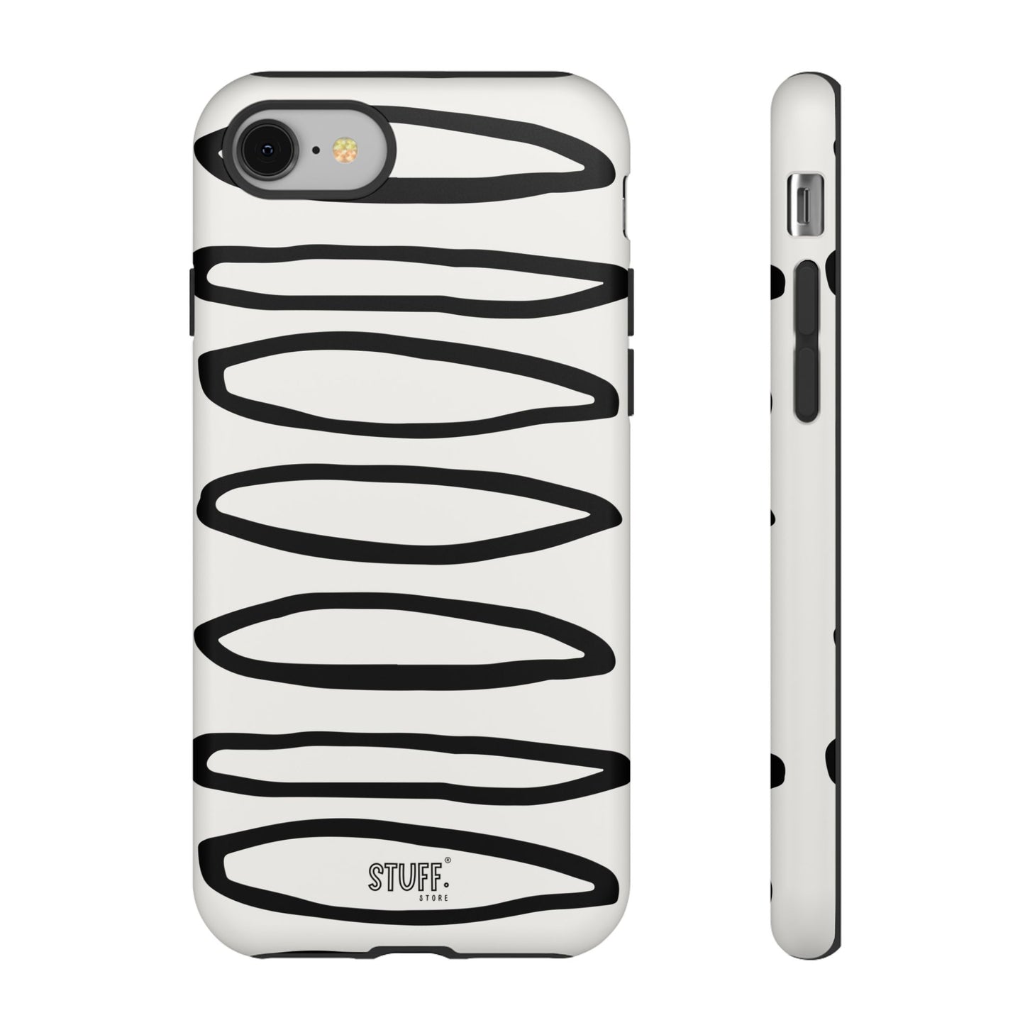 Loopy Case | Coque résistante double protection - Motif cercles abstraits