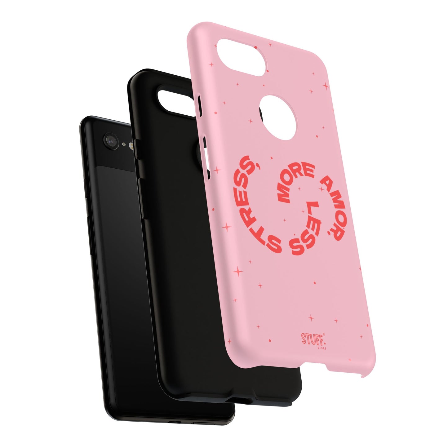 More Amor Case | Coque résistante double protection avec phrase Bienveillante