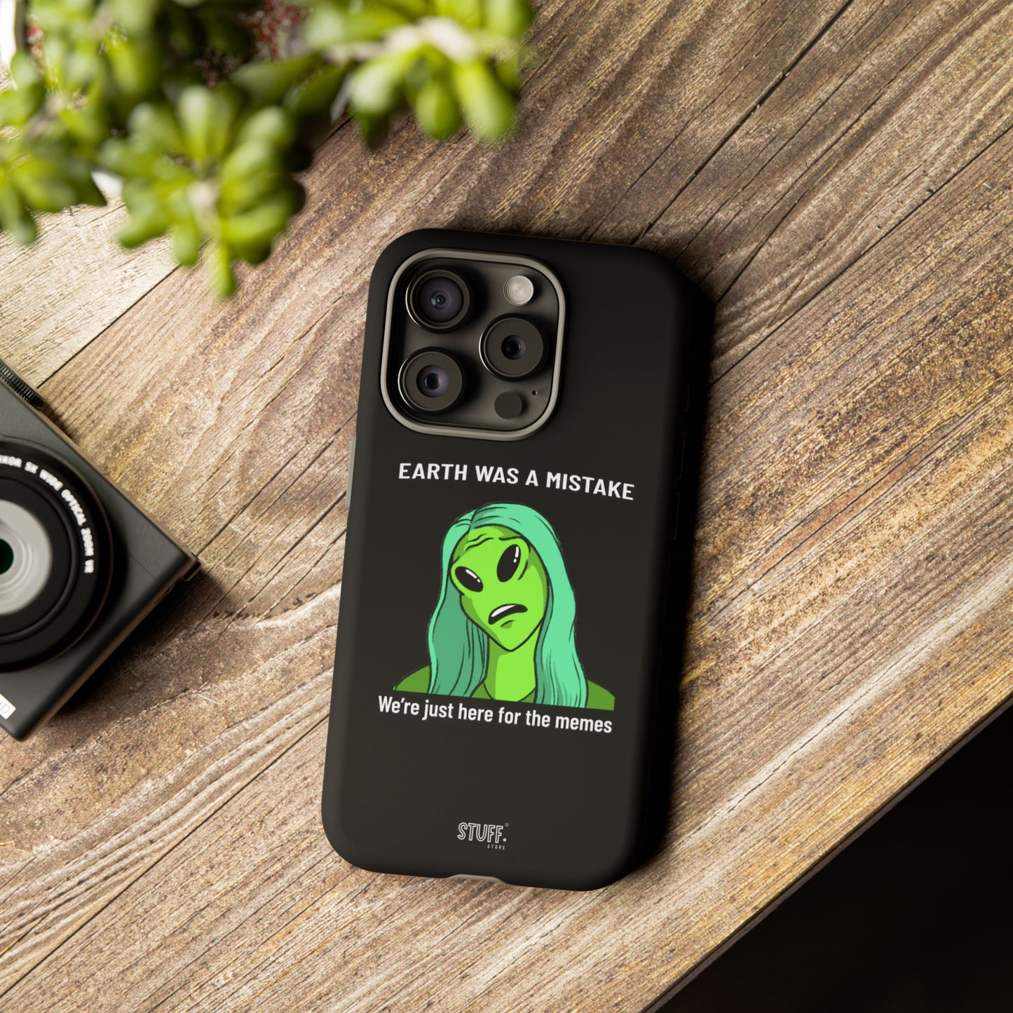 Meme Liking Alien Case | Coque résistante double protection pour les amateurs de Pop Culture