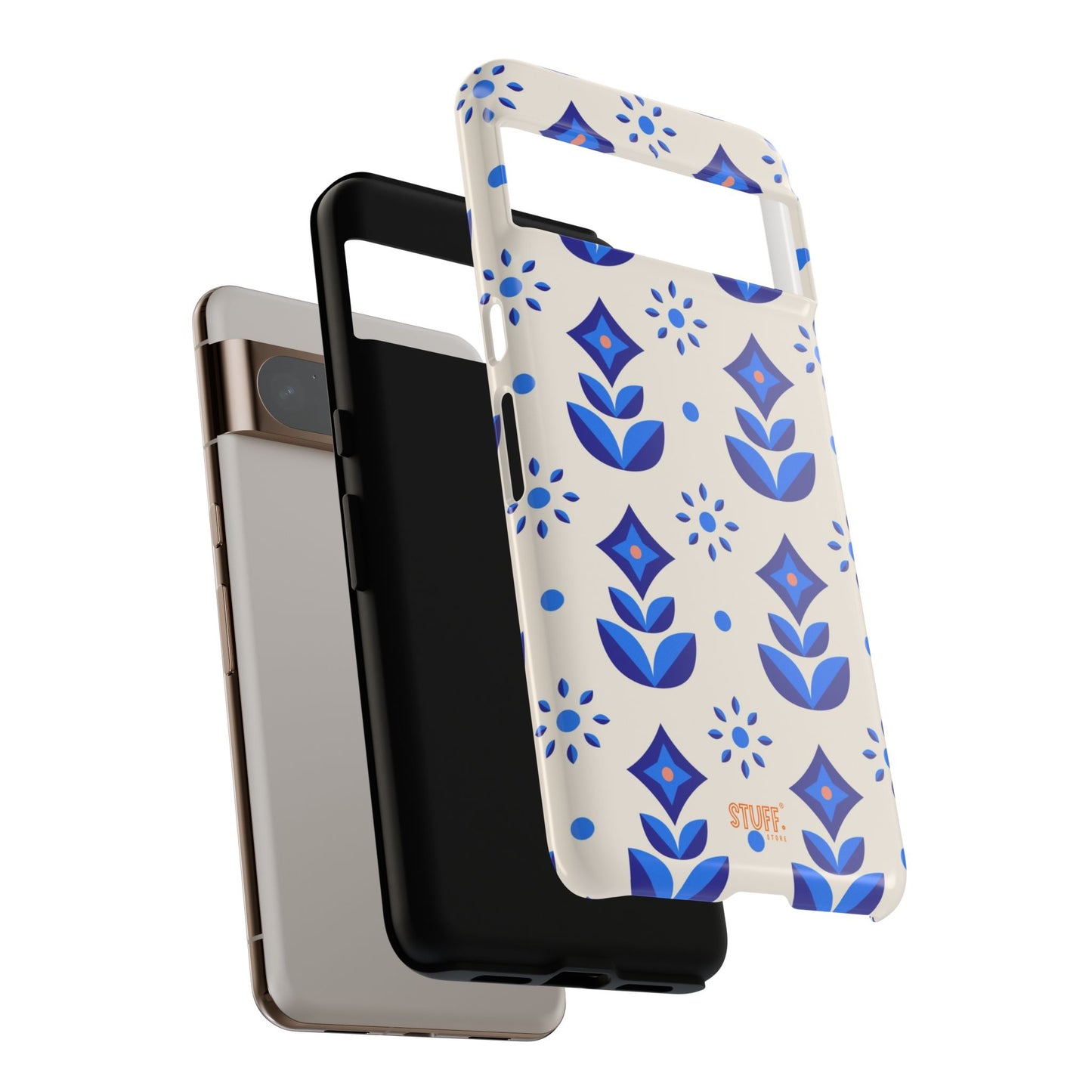 Floral Case | Coque résistante double protection avec Design Fleuri