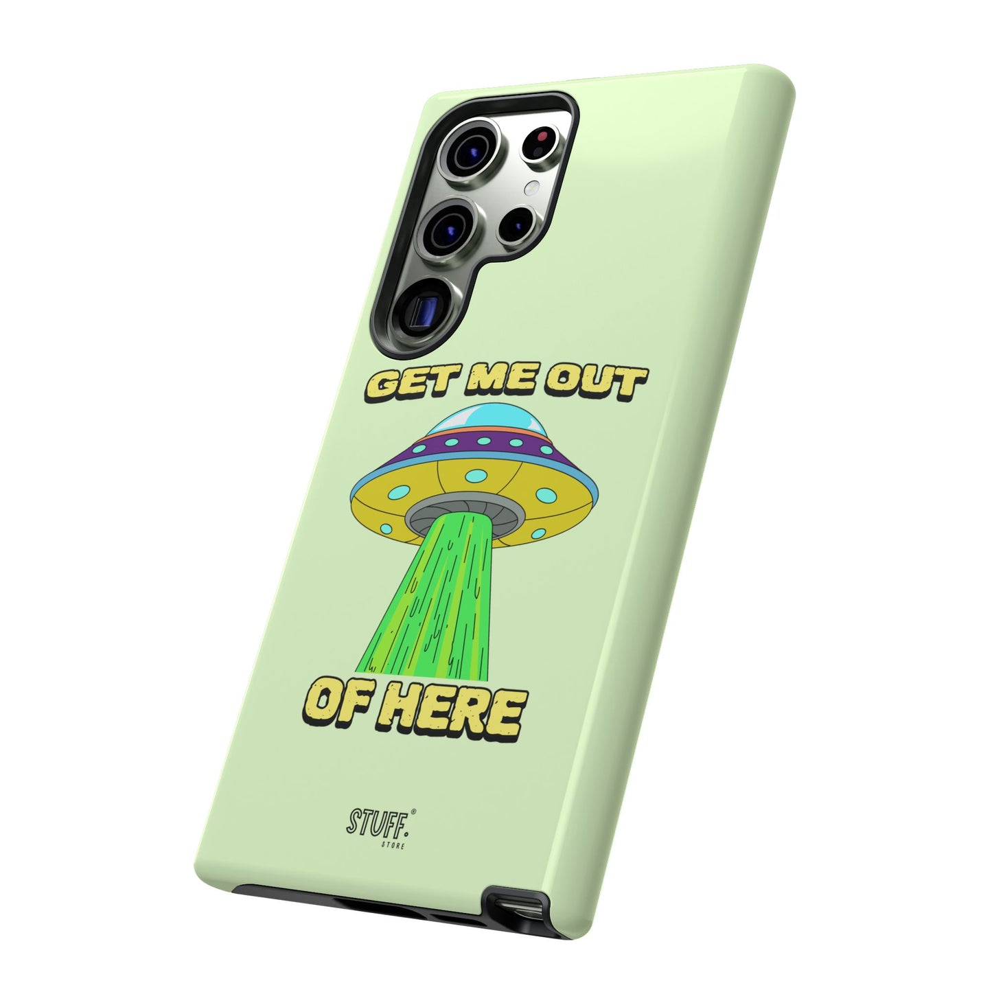 Get Me Out of Here | Coque résistante anti-choc — Vert Menthe
