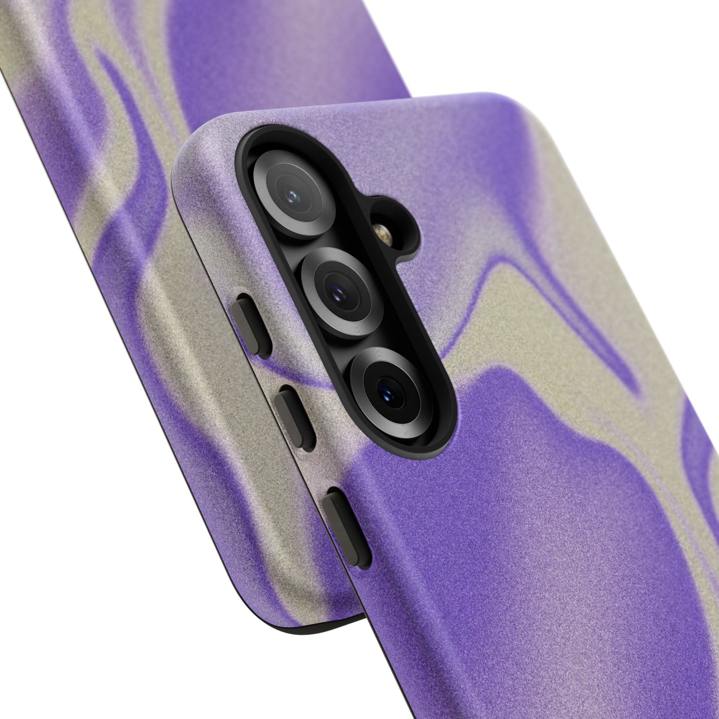 Swirly Case | Coque résistante double protection - Motif vague pourpre