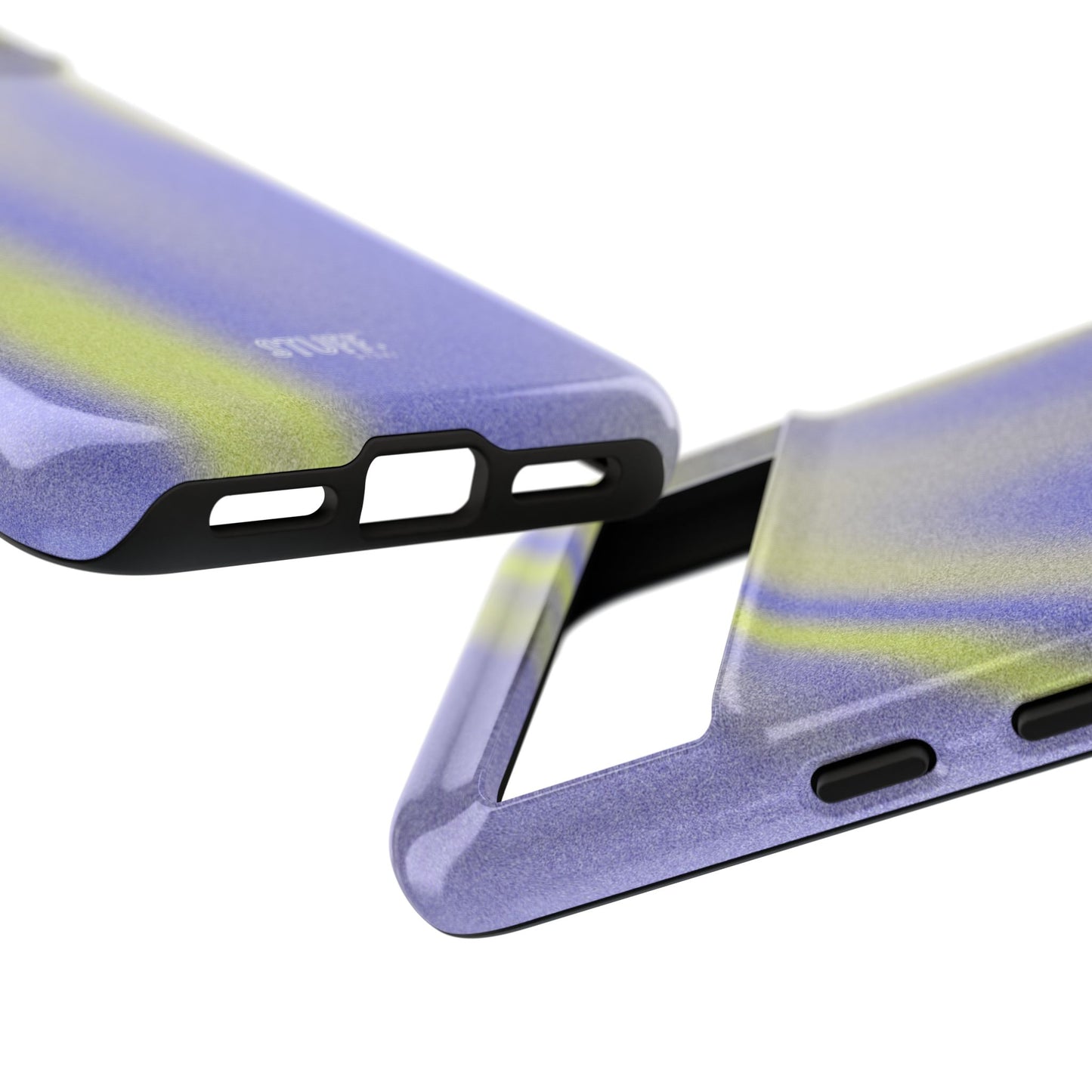 Vibrant Case | Coque résistante double protection anti-choc - Violet & Jaune