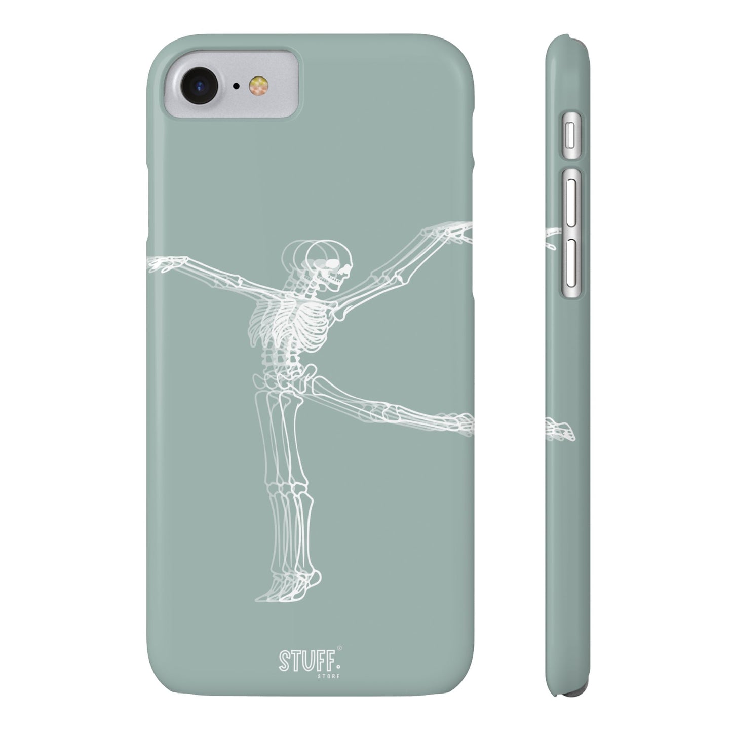 Bone-a-Rina | Coque slim durable et anti-chocs avec Design de Squelette Ballerine