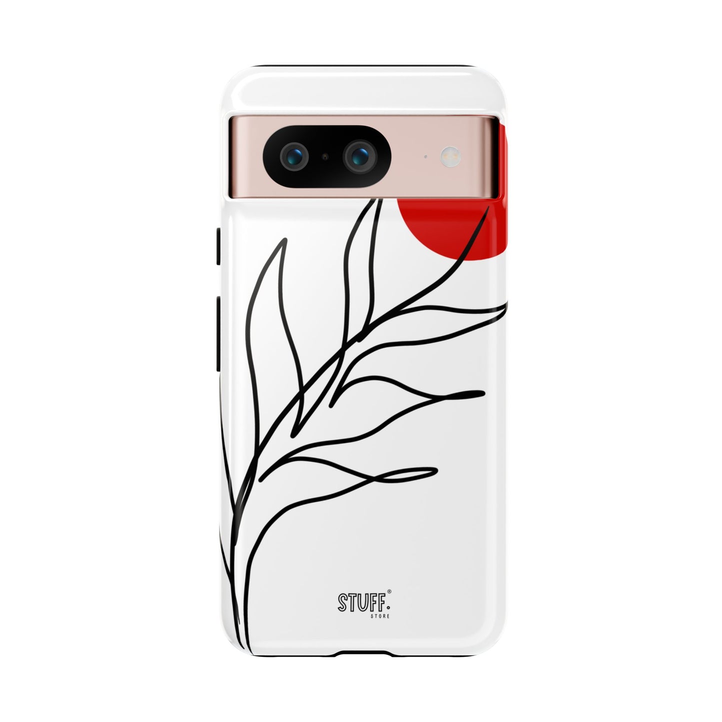 Red Sun Case | Coque résistante double protection avec Design Minimaliste