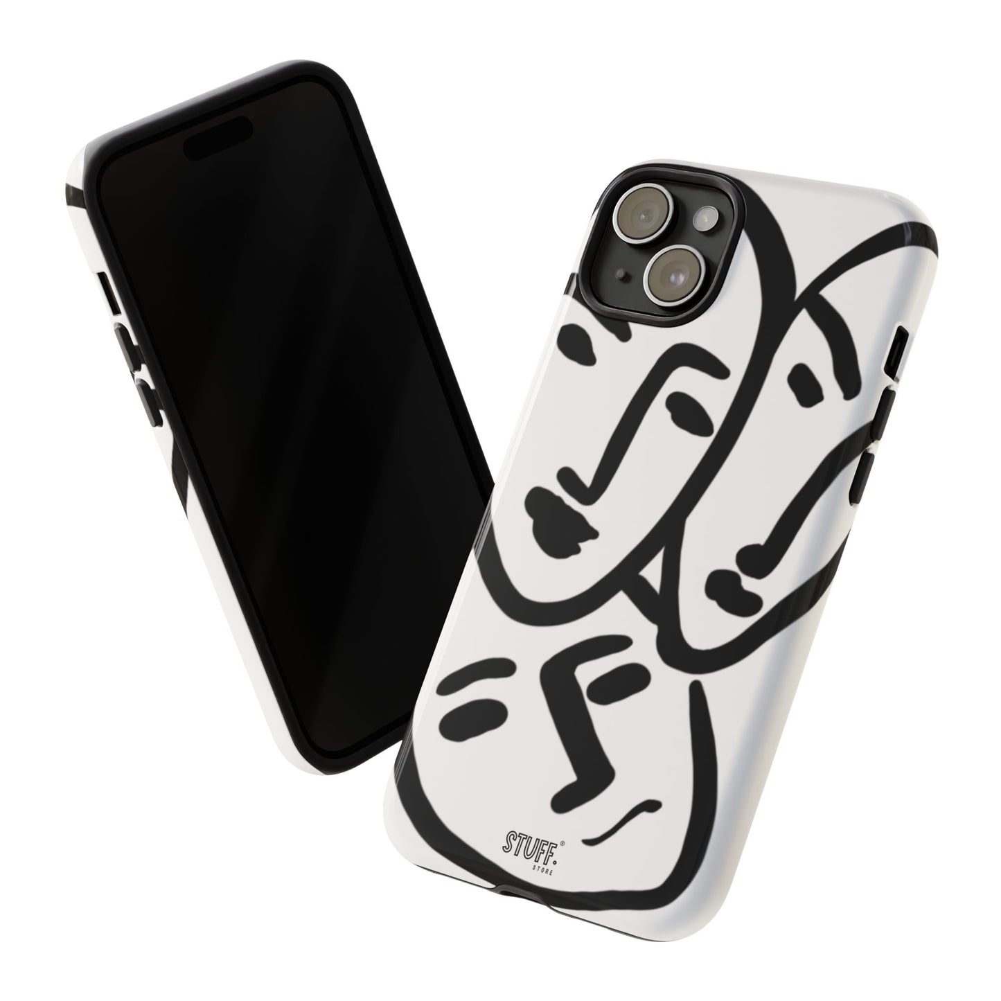 Les Trois Visages | Coque résistante double protection — inspiration Matisse