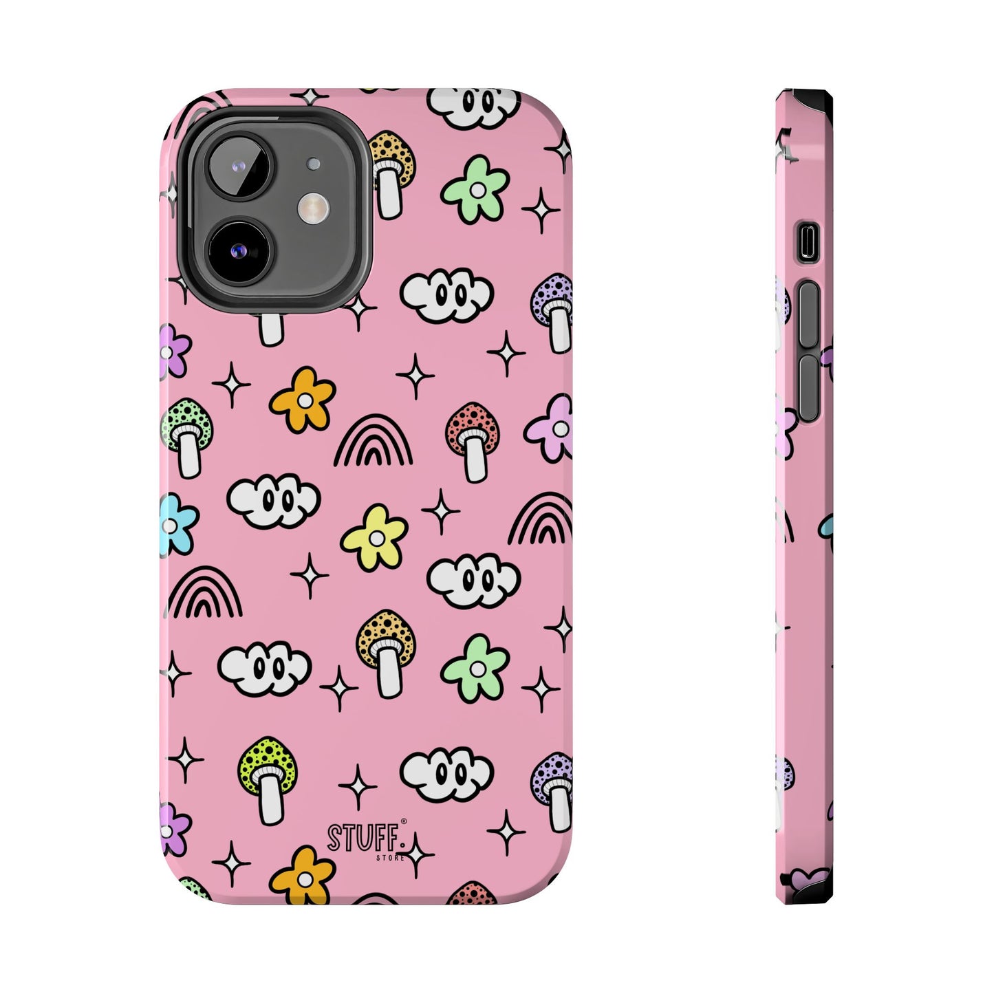Pixie Case | Coque résistante double protection | Pixie Collection - Pink Matte Effect