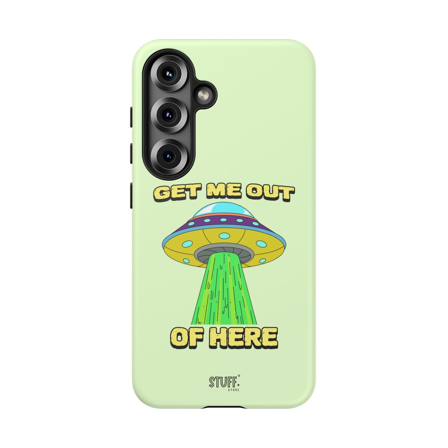 Get Me Out of Here | Coque résistante anti-choc — Vert Menthe